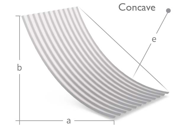 Cladding Roofing Sheeting Walling CGI Pre Curving Concave Order