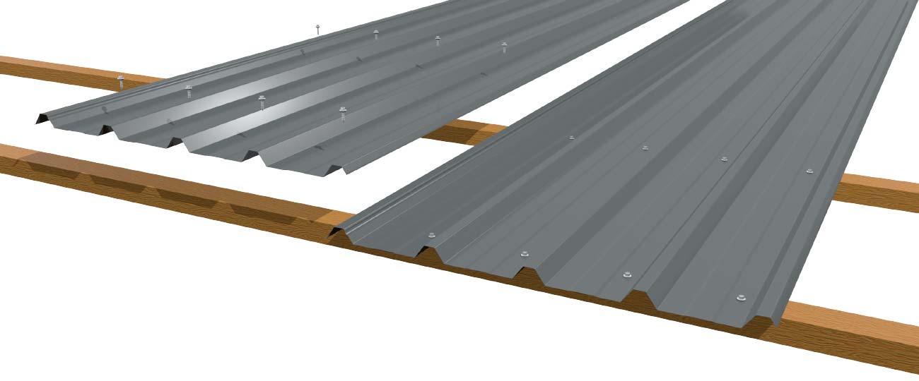 Cladding Roofing Sheeting Walling Superdek Laying Wall