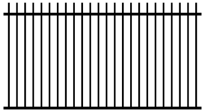Fencing Fences Fence Aluminium Picket Top