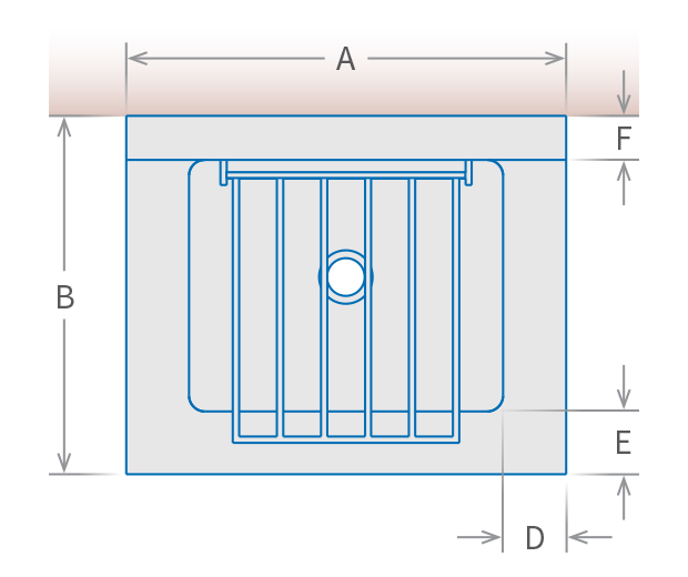 Stainless Steel Floor Trough